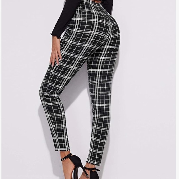 Stretchy Plaid Print Pants Soft Skinny Regular
Fashion Leggings NWOT - Picture 5 of 6
